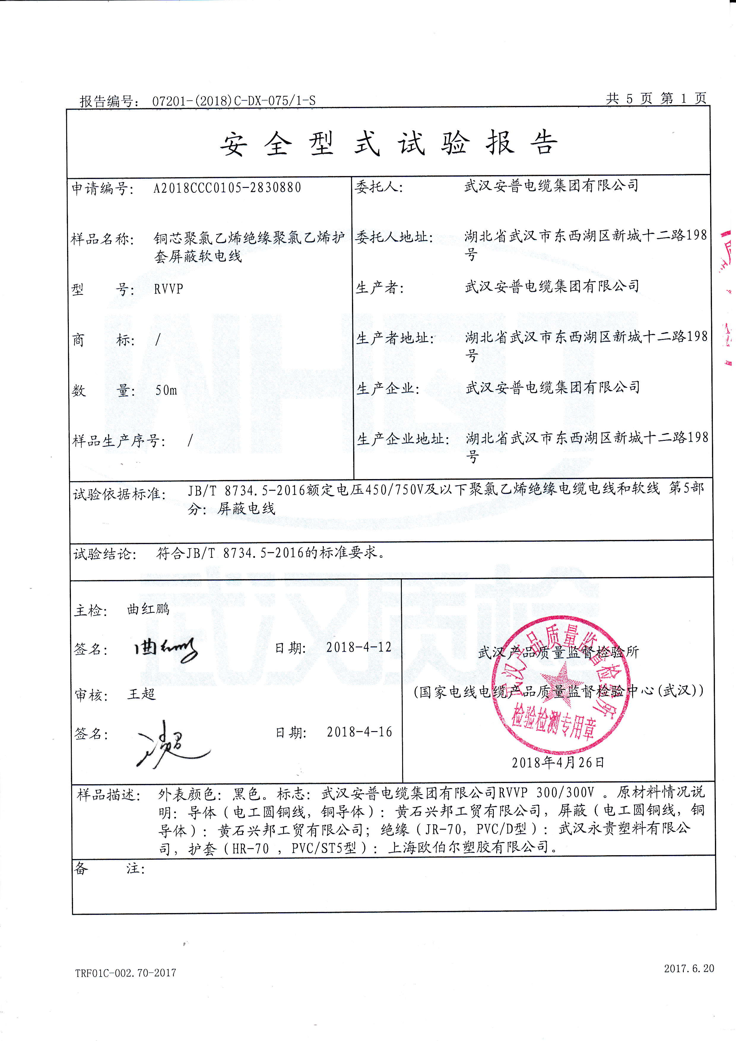 RVVP 300/300V 1× 2.5 