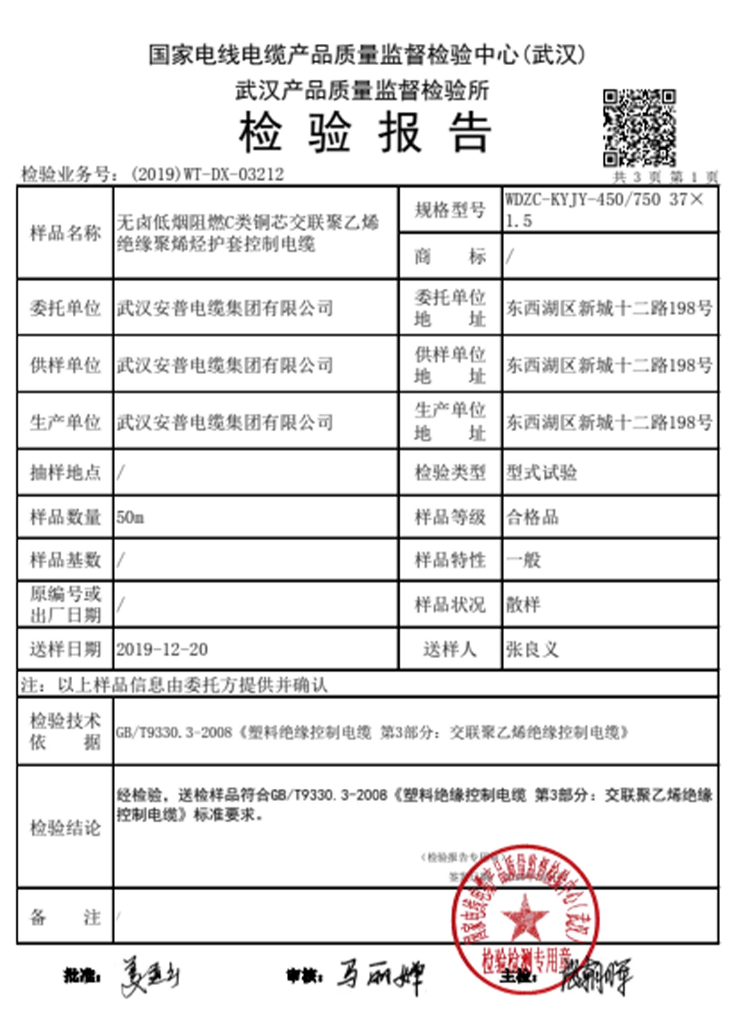 WDZC-KYJY-450/750  37× 1.5