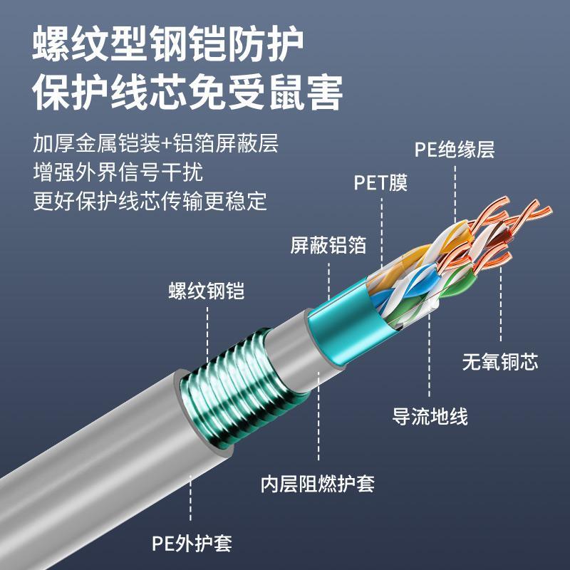 鋼帶鎧裝(防鼠咬)超五類屏蔽網(wǎng)線:高性能防護與多場景應(yīng)用解析 鋼帶鎧裝(防鼠咬)超五類屏蔽網(wǎng)線:高性能防護與多場景應(yīng)用解析